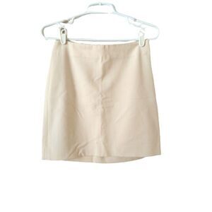 Cache beige mini Zipper up skirt 0 XS